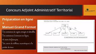 Préparation du concours d’adjoint administratif territorial [upl. by Dnalro167]