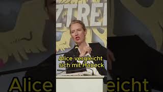 Alice Weidel zum Werdegang des Robert Habeck shorts weidel habeck [upl. by Narot]