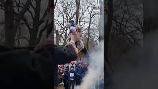 Burning of Marzanna A festive spring celebration in Poland [upl. by Clotilda]