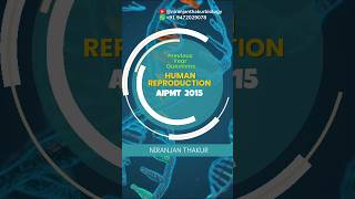 PYQs AIPMT  2015  Human Reproduction [upl. by Martijn511]