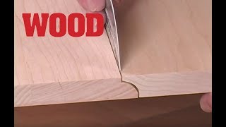 How to Make a Drop Leaf Table Joint Rule Joint  WOOD magazine [upl. by Inaoj]