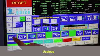 Introduction of the syntec controller 60WA on UA481 4 axis cnc [upl. by Nelram681]