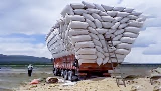 18 Extremely Dangerous Dump Truck Driving Skills At Another Level [upl. by Eyanaj]