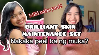 BRILLIANT SKIN MAINTENANCE SET REVIEW [upl. by Vallonia]