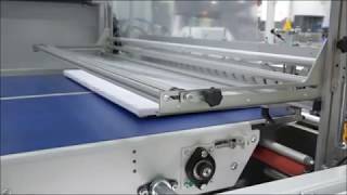 Kallfass Servo Packer 1000T Shrink Wrapping Machine Wrapping Canvases [upl. by Ayikin]