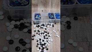 Black and White Crystal Stones Reverse Video reversevideo marblerunclub crystalstones [upl. by Ez]