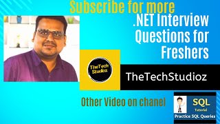 NET Interview Questions for Freshers amp 02 Years Experience  NET Interview Preparation [upl. by Arlena]