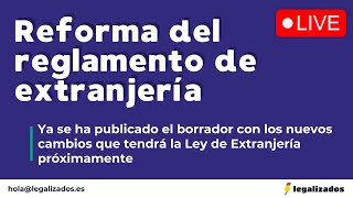 Reforma del reglamento de extranjería en España😱📌 [upl. by Nissa177]