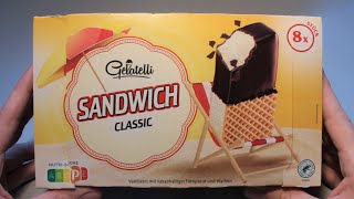 Gelatelli Sandwich Classic Ice Cream Review [upl. by Atinob]