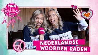 LISA EN LENA RADEN NEDERLANDSE WOORDEN  Tina Festival 2017 [upl. by Ahgem]