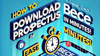 How to Download your BECE School Prospectus in Minutes [upl. by Waldo22]