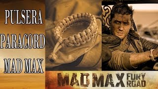 Como hacer Pulsera Paracord MAD MAX  Make a Mad Max Style Paracord [upl. by Efeek]