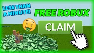 HOW TO GET FREE ROBUX IN LESS THAN 1 MINUTE Not Clickbait [upl. by Fredette]