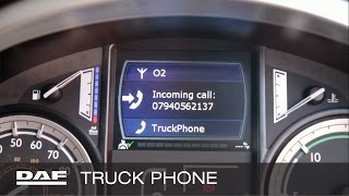 DAF Trucks UK  DAF Truckphone Explained  Product Familiarisation [upl. by Case]