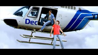 Darshan Massive entry from Helicopter  Superb Mass Scenes of Kannada Movies [upl. by Yleme555]