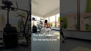 Full Body Workout and Cardio at the Hotels Gym No days off [upl. by Abijah]