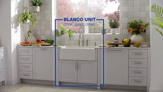 Modern Farmhouse Kitchen Inspiration  BLANCO UNIT [upl. by Pinzler]