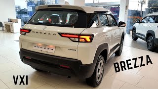 2024 Maruti Suzuki Brezza VXI Model  Onroad Price Features Interiors  Brezza VXI 2024 Review [upl. by Viguerie776]