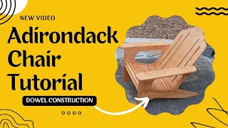 How to Make an Adirondack Chair  FREE Plans Included [upl. by Lucas]