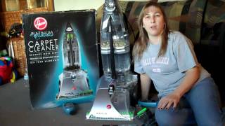 Hoover Platinum Collection Carpet Cleaner Review [upl. by Johm]