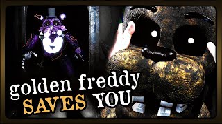 Golden Freddy SAVES YOU From Shadow Freddy amp Afton FNAF 2 Reimagined Night 6 [upl. by Sisely]