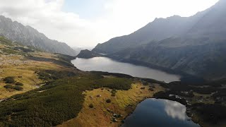 4K  Dolina Pięciu Stawów z lotu ptaka  Tatry [upl. by Brozak]