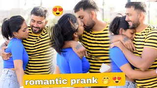 romantic prank 🤭 back hit 😜  prank on my girlfriend  emotional soniya 😔 [upl. by Asert]