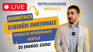 Demonstrații Eliberări Emoționale Tehnica de Reprogramare Mentală LIVE cu Emanuel GIURGI [upl. by Lemra]