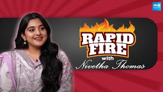 Rapid Fire With Nivetha Thomas  Actress Nivetha Thomas Exclusive Interview SakshiTVFlashBack [upl. by Beckman]