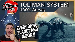 Starfield  Toliman Full System Survey  Sol System  100 Survey Guide  Captain Steve [upl. by Ttegirb]