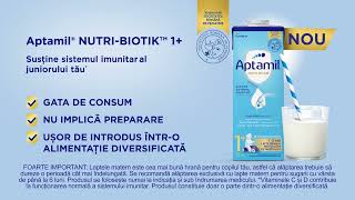 NOU Aptamil NutriBiotik 1 acum și în varianta gata de consum [upl. by Aicekat]