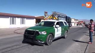 INCENDIÓ AFECTÓ A CASA DE HUGO TABILO  JUGADOR HISTORICO DE COBRELOA [upl. by Loseff]