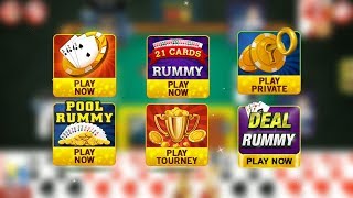 Indian Rummy  Promo 9  13 Cards Rummy  21 Cards Rummy [upl. by Enileme251]