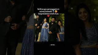 Tv actress sai Kiran❤️sravanthi engagement phts viralsmallscreen trendingshorts ytshorts [upl. by Attelocin]