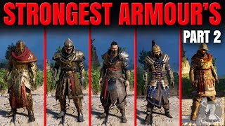 Assassins Creed Valhalla  The STRONGEST ARMOURS and How to Get Them P2 [upl. by Armat373]