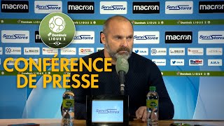 Conférence de presse AJ Auxerre  SM Caen  11   201920 [upl. by Htennaj]