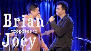 Brian amp Joey  Surprise Gay Marriage Proposal quotOld Soulquot by Spensha Baker [upl. by Airamas]