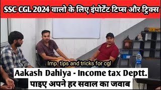 Part2 SSC CGL Doubt Session with Aakash Dahiya SSC CGL Exam Important tips and tricks [upl. by Ailic262]