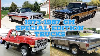 Every 19731987 Chevy C10 LIMITED EDITION truck packages all in one video [upl. by Mathur]