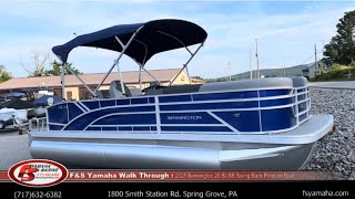 2025 Bennington 20 SVSB Swing Back Pontoon Boat F amp S Yamaha Hanover PA [upl. by Llirret384]