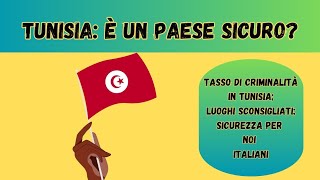 TUNISIA PAESE SICURO O PERICOLOSO [upl. by Natascha177]