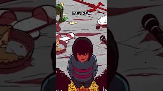 A ROTA GENOCIDA DE UNDERTALE undertale sans chara shorts shortvideo [upl. by Nicram]