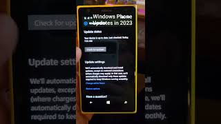 Windows Phone Updates in 2023 wishfulthinking windowsphone nokia lumia1020 [upl. by Tshombe483]