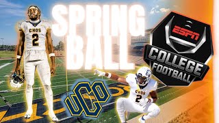 Day In The Life COLLEGE FOOTBALL PLAYER  D2 Edition University of Central Oklahoma  Spring Game [upl. by Aztilay]