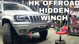 WJ Overland Hidden Winch Mount [upl. by Issi]