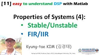 11 easy to understand DSP with Matlab StableUnstable FIRIIR systems [upl. by Orsa]