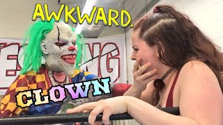 CLOWN ASKS HER OUT ON A DATE GTS WRESTLING SPECIAL PPV SUPER SHOW EVENT [upl. by Nahgiem]