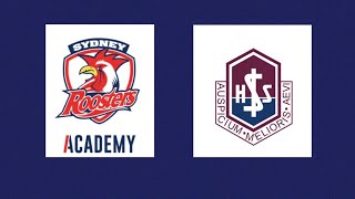 Sydney Roosters Female Academy U16 Girls vs Ipswich State High School [upl. by Ebag]