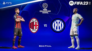 FIFA 23  AC Milan vs Inter  UEFA Champions League 2223 Full Match  PS5™ Gameplay 4K60 [upl. by Eelak]