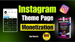 Monetizing Instagram Theme Page  Instagram Theme Page Business [upl. by Roach162]